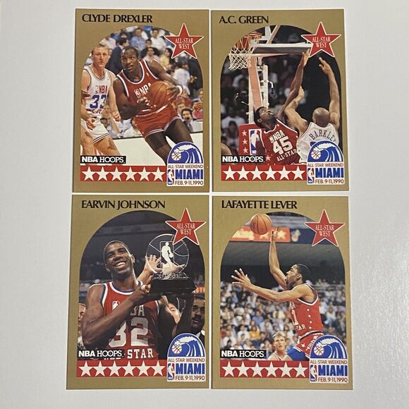 1990-91 Basketball Hoops All-Star Weekend 20 Card Set Barkley Dumars & many HOF - Picture 5 of 7